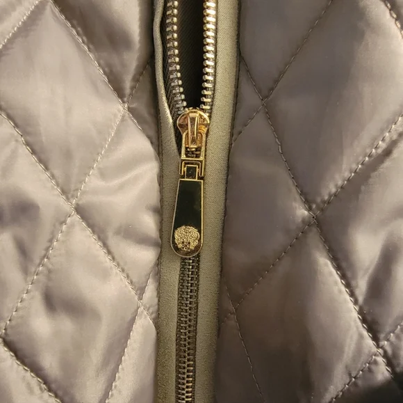 Vince Camuto Quilted Puffer Jacket - Taupe - Picture 2 of 5